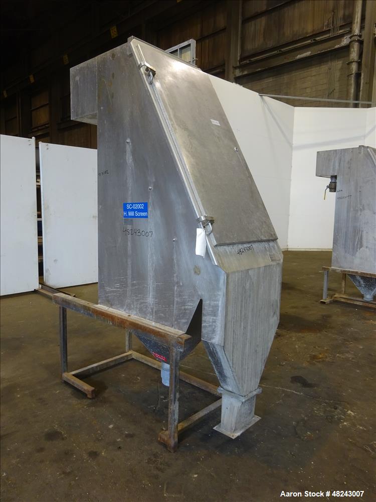 Used Team Metal Fabricators Sieve-Bend DSM Screening Unit, 304 Stainless Steel.